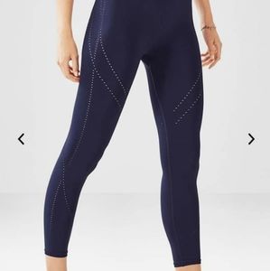 Fabletics high-waisted seamless dot capri